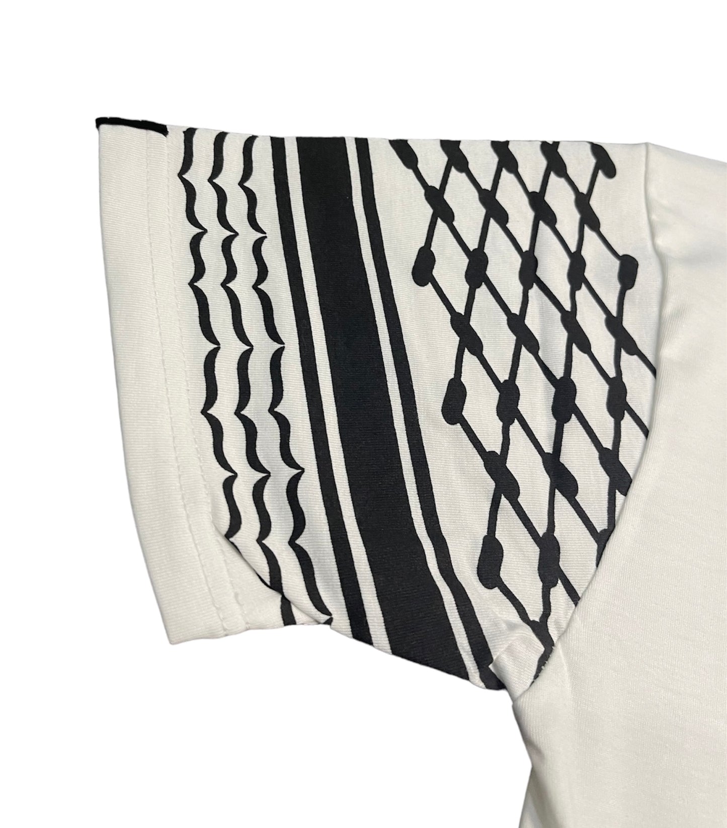 Keffiyeh Short Sleeve - White