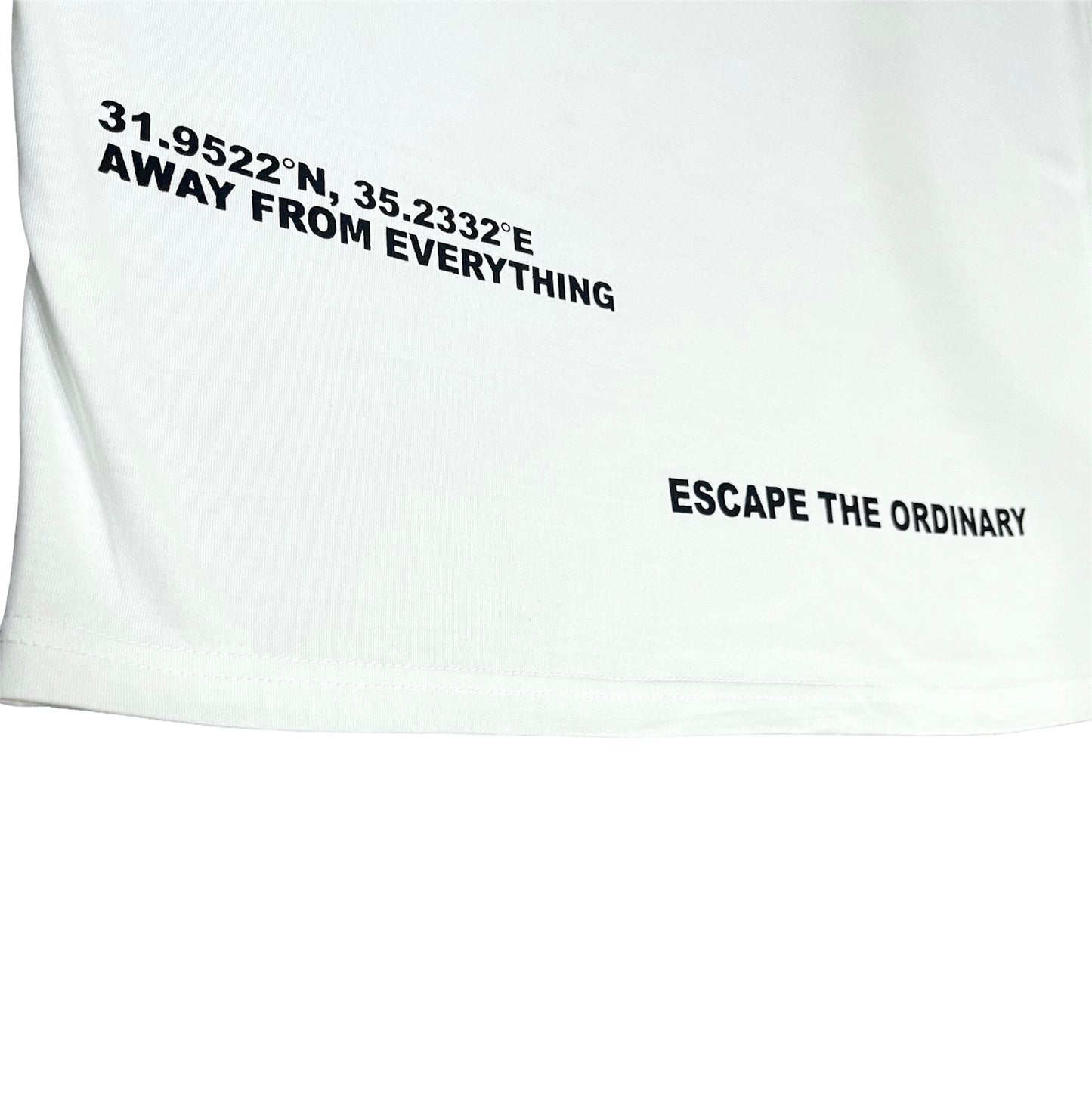 Keffiyeh Short Sleeve - White