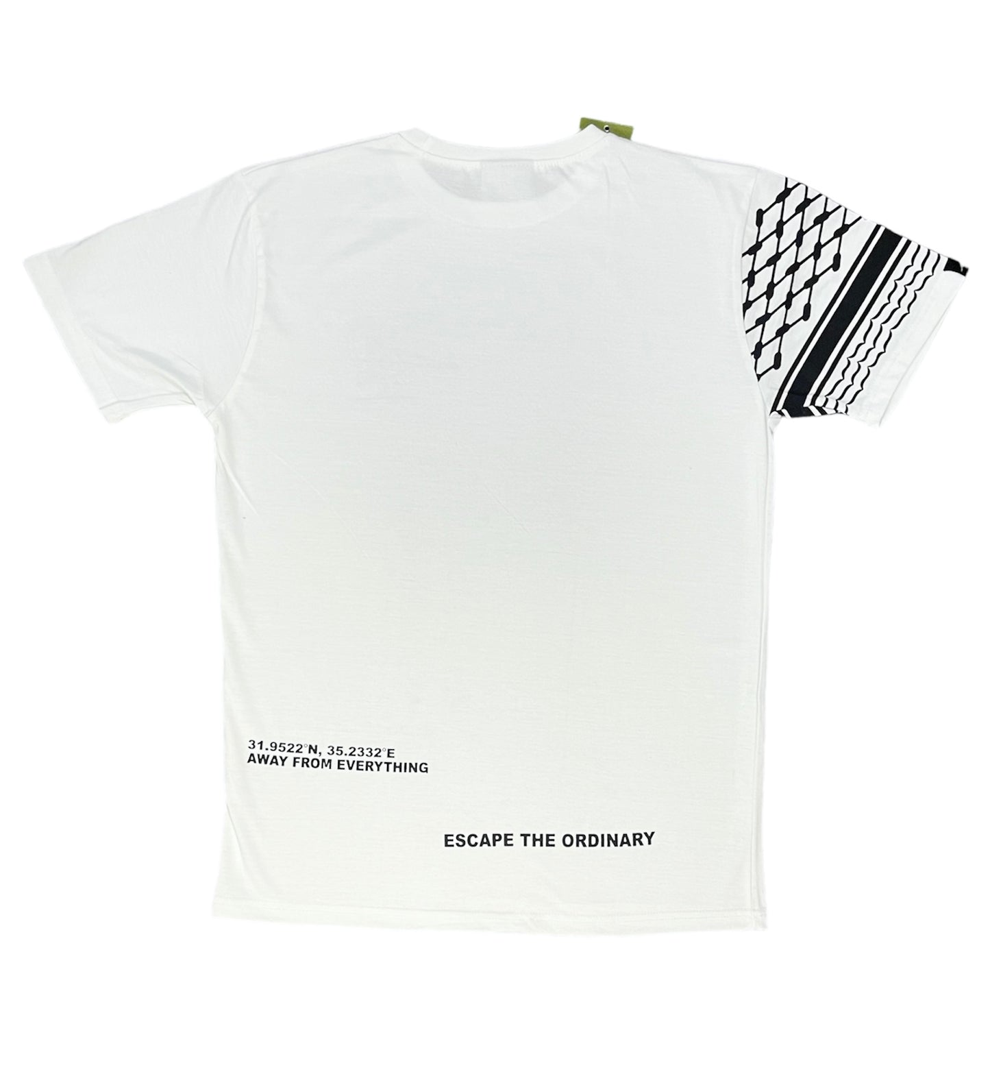 Keffiyeh Short Sleeve - White
