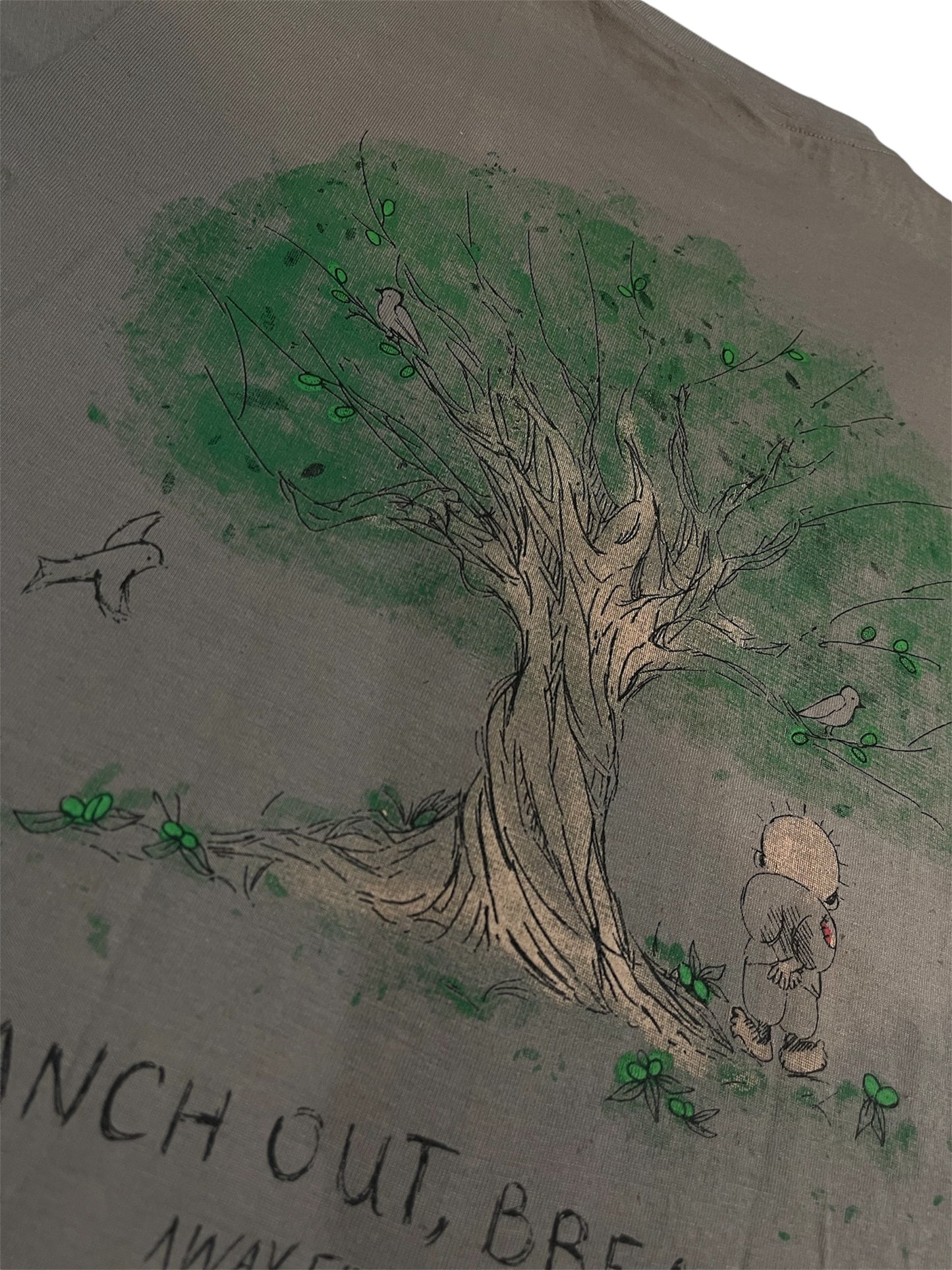 Olive Tree Long Sleeve - Grey