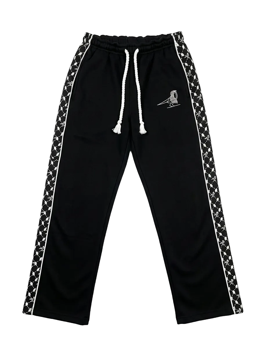 Keffiyeh Sweatpants - Black