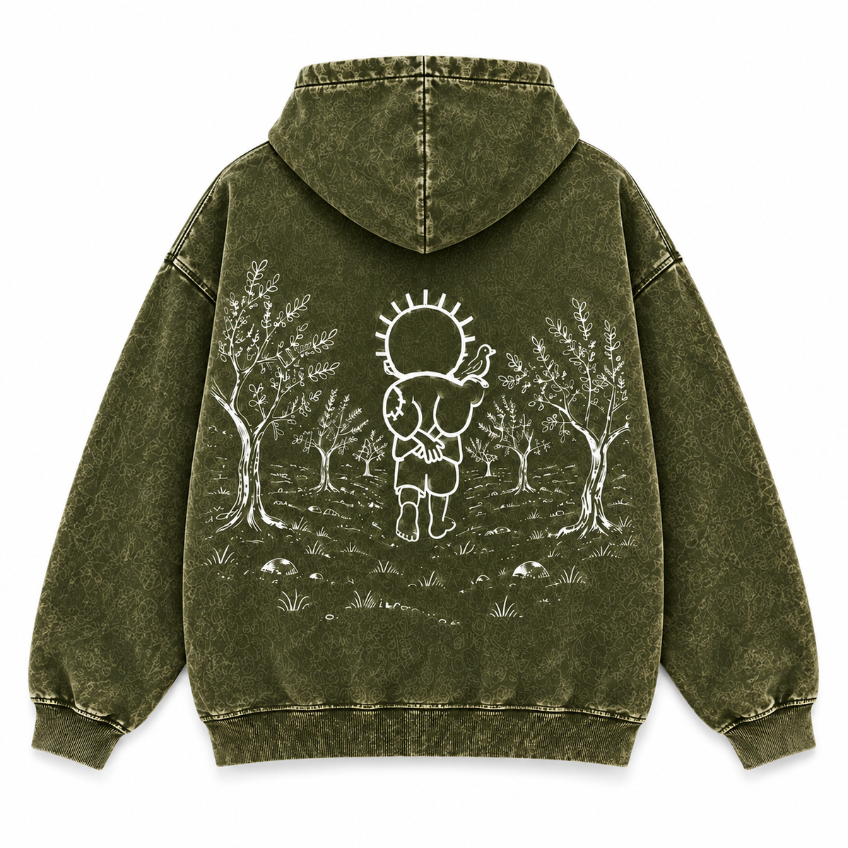 Olive Grove Hoodie - Green