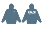 Peace Lightweight Hoodie - Baby Blue