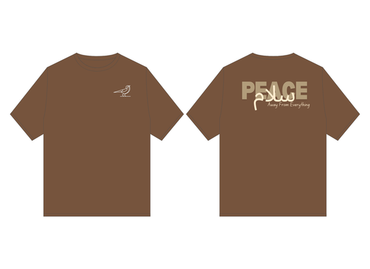 Peace Short Sleeve - Brown