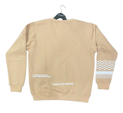 Keffiyeh Sweatshirt - Sand