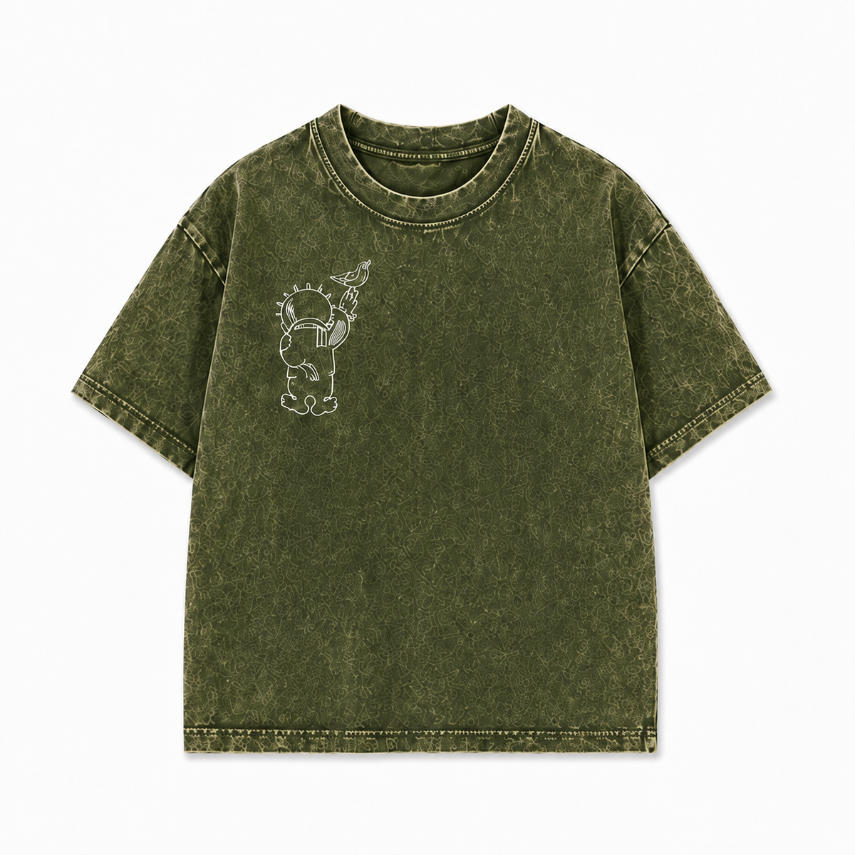 Youth Olive Grove Short Sleeve - Green