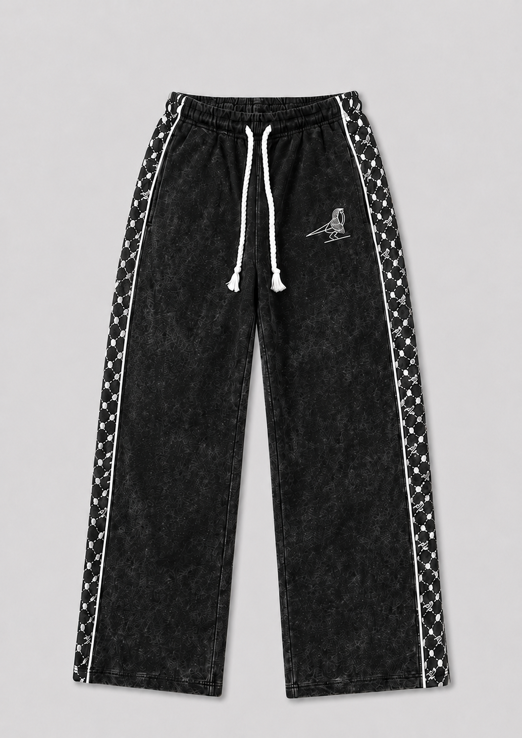 Keffiyeh Sweatpants - Acid Wash