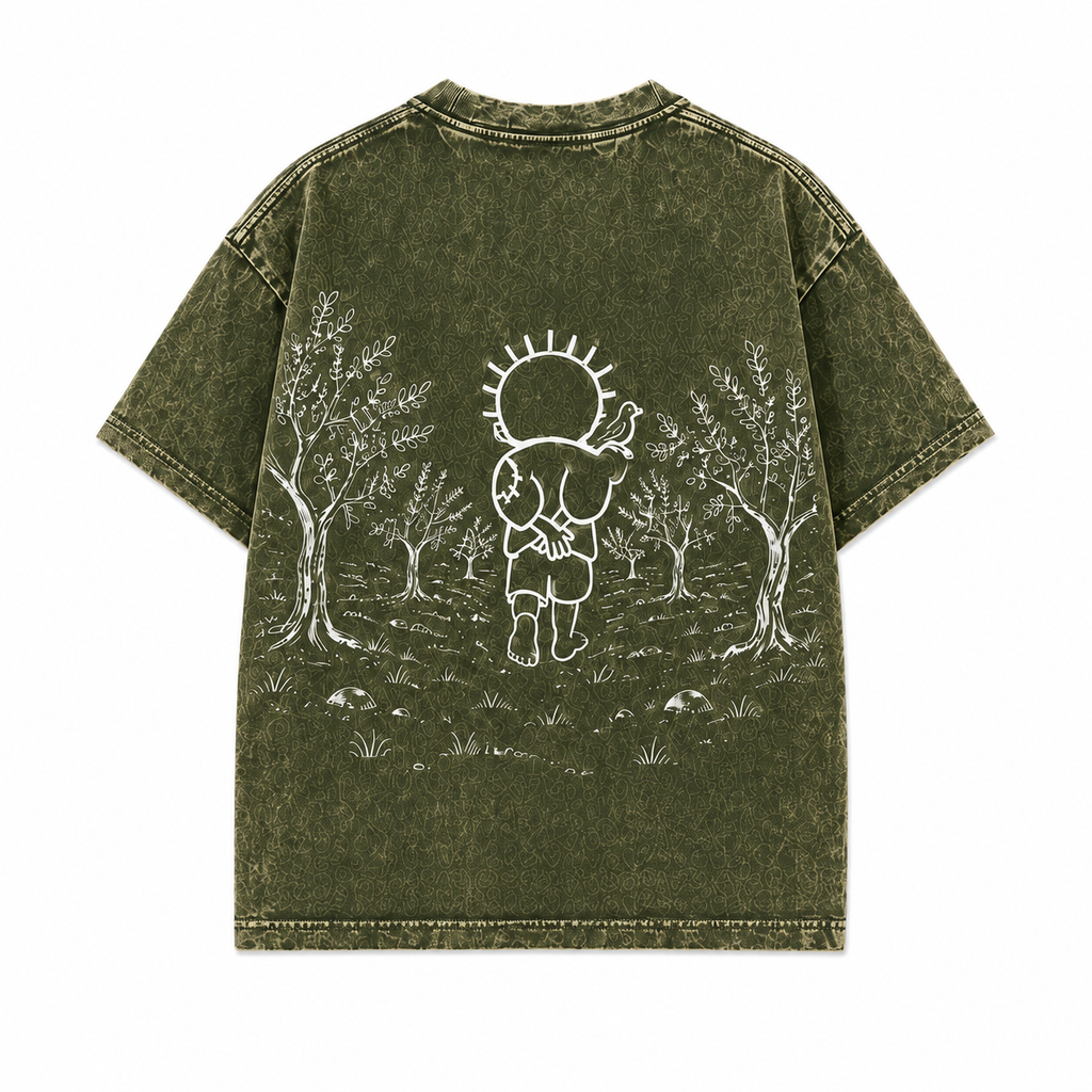 Youth Olive Grove Short Sleeve - Green