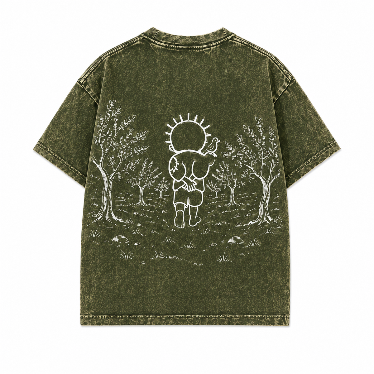Youth Olive Grove Short Sleeve - Green