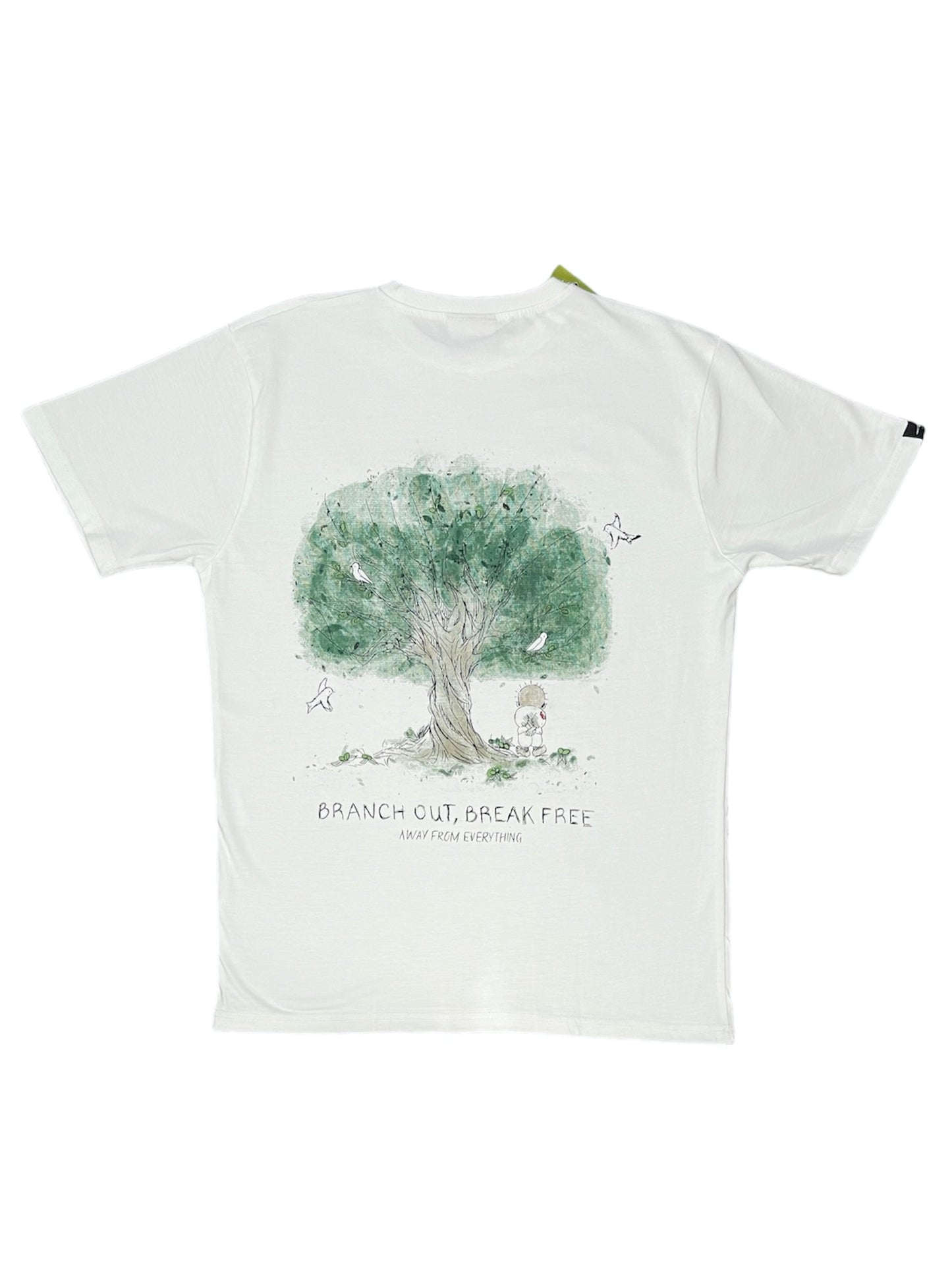 Olive Tree Short Sleeve - White