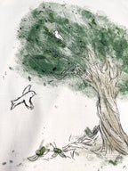 Olive Tree Short Sleeve - White