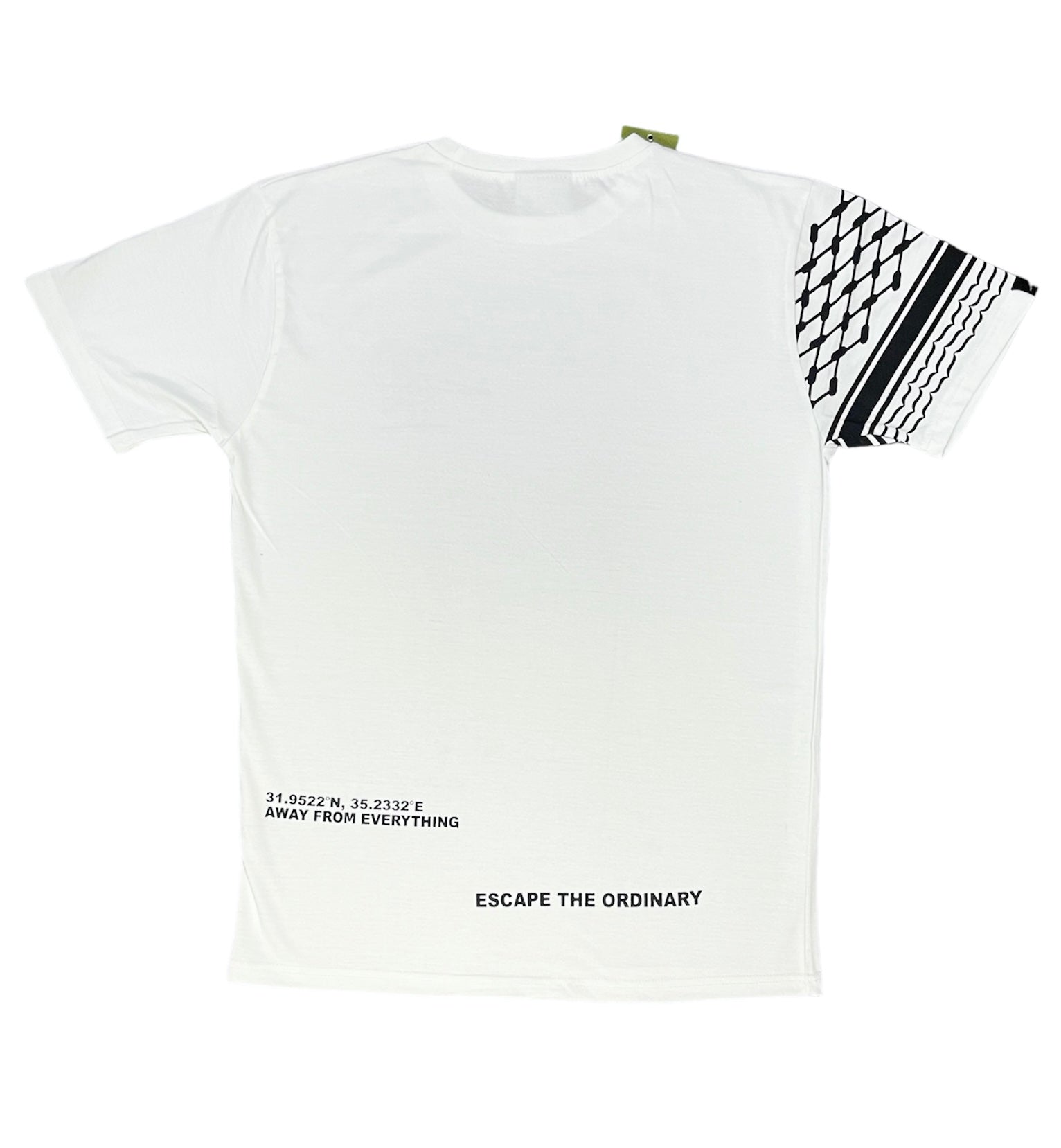 Keffiyeh Short Sleeve - White