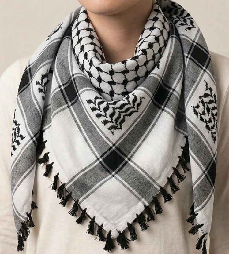 OG Black + White Keffiyeh