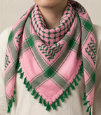 Pink + Green Keffiyeh
