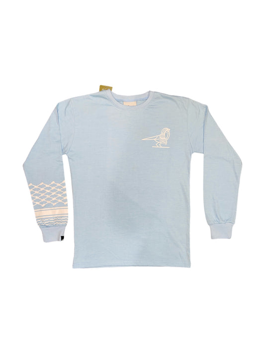 Keffiyeh Long Sleeve - Baby Blue