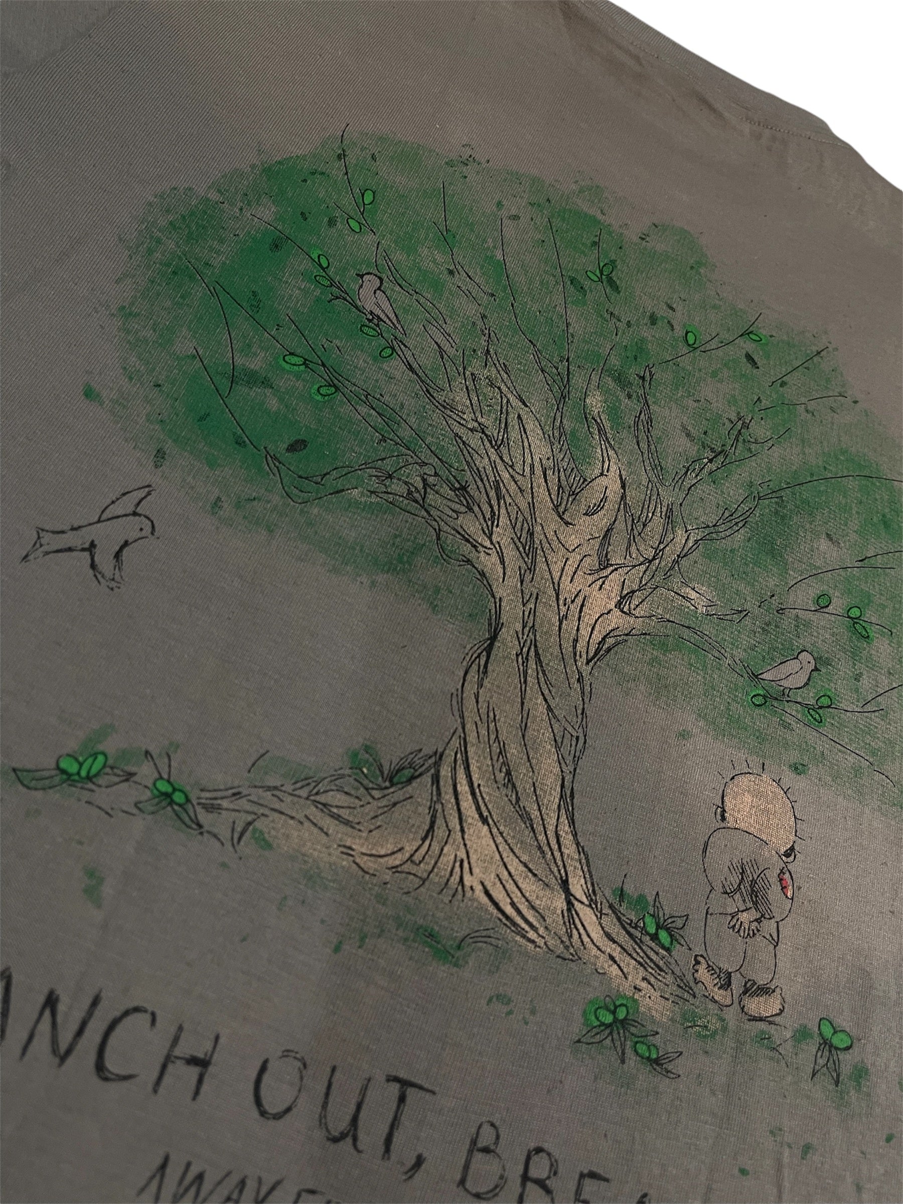 Olive Tree Long Sleeve - Grey