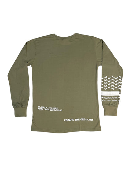 Keffiyeh Long Sleeve - Green