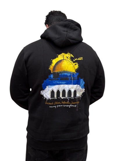 Al Quds Hoodie - Black