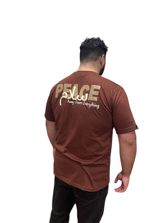Peace Short Sleeve - Brown
