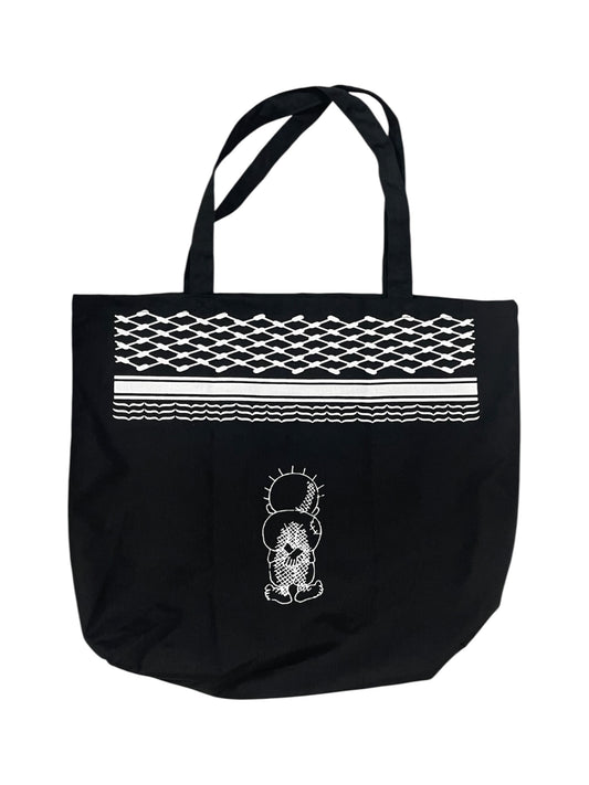 Keffiyeh Tote Bag - Black