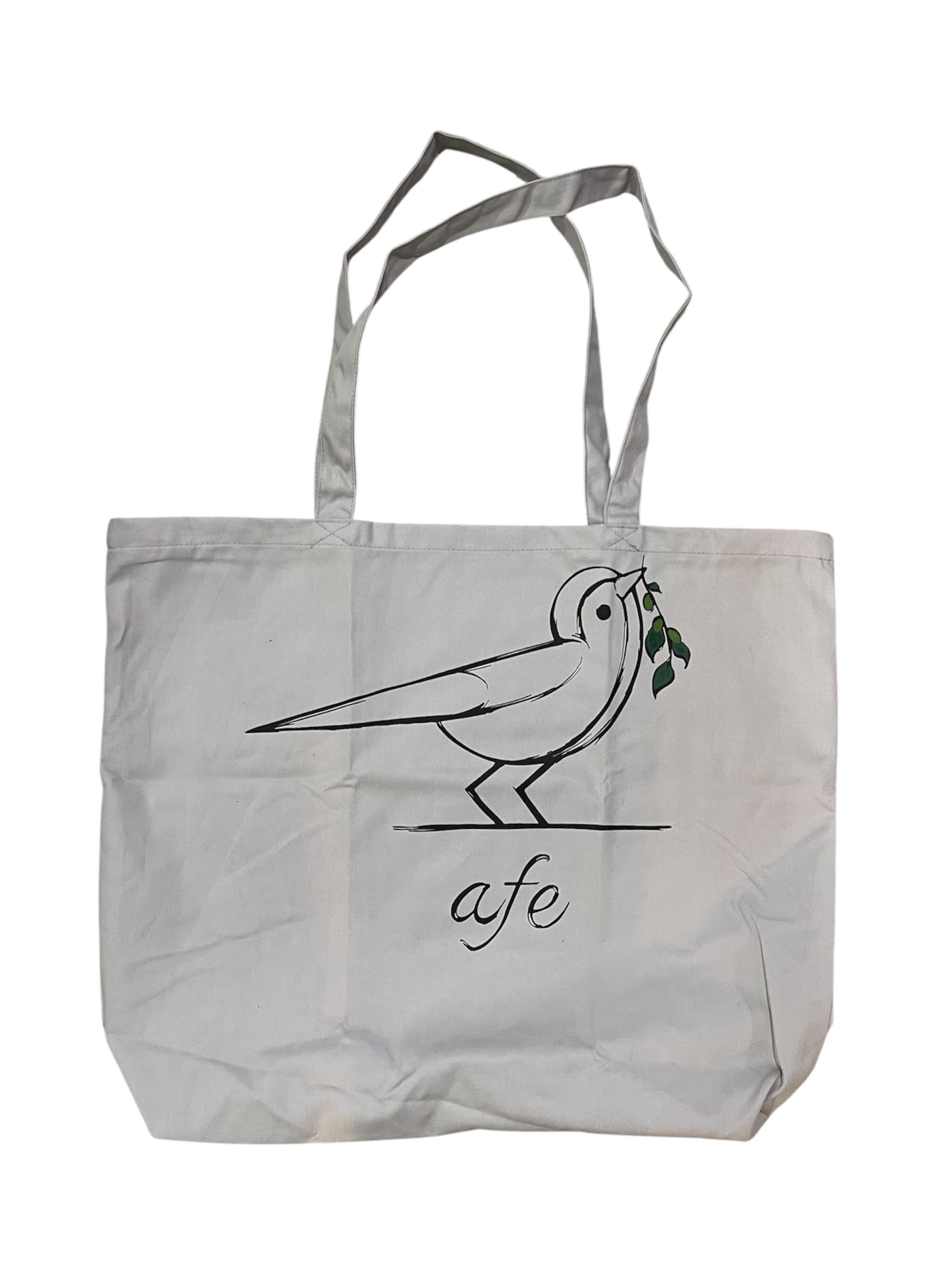 Olive Tree Tote Bag - Grey