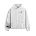 Keffiyeh Hoodie - White