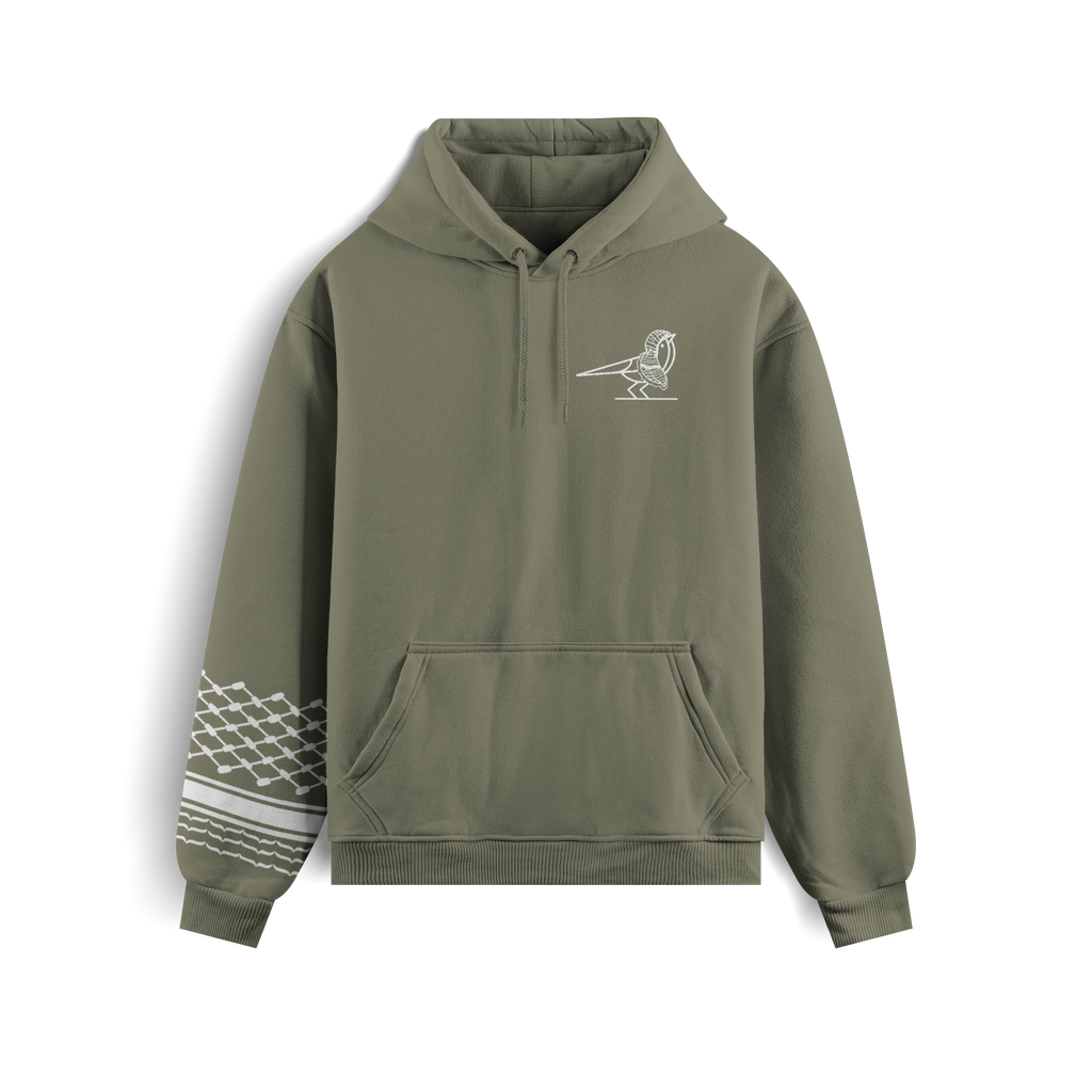 Youth Keffiyeh Hoodie - Green