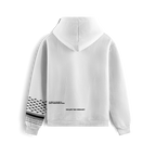 Keffiyeh Hoodie - White
