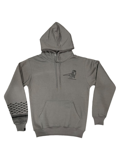 Keffiyeh Hoodie - Grey