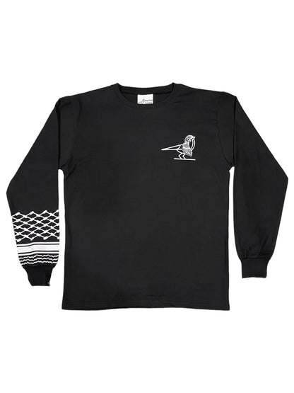 Keffiyeh Long Sleeve - Black