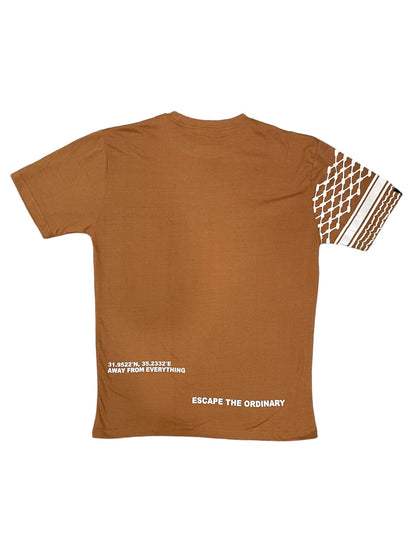 Keffiyeh Short Sleeve - Cinnamon