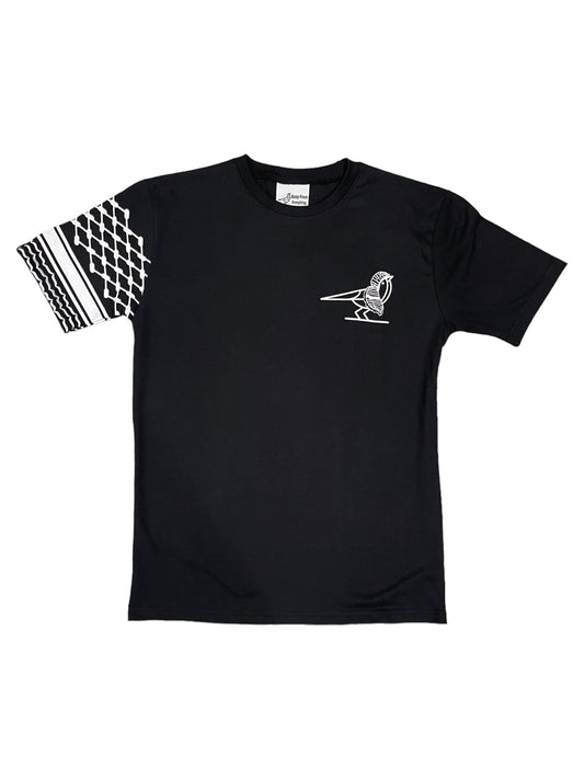 Keffiyeh Short Sleeve - Black